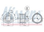NISSENS Innenraumgebläse 87531 für MITSUBISHI