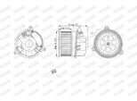 WALKER Innenraumgebläse wbl01461 für Ford