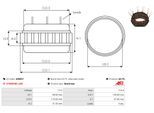 AS-PL Stator, Generator as0021 für Fiat VW