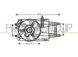 PRASCO Lüfter, Motorkühlung ft133f009 für Fiat LANCIA