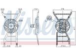 NISSENS Lüfter, Motorkühlung 850089 für RENAULT
