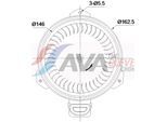 AVA QUALITY COOLING Innenraumgebläse to8812 für TOYOTA