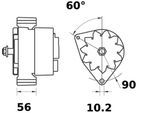 MAHLE Generator mg169