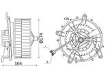 MAHLE Innenraumgebläse ab56000s für MAYBACH Mercedes