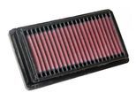 K&N FILTERS Luftfilter 332544 Langzeitfilter 22mm