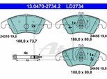 ATE Bremsensatz, Scheibenbremse Bremsensatz-Vorn und Hinten sg00000dp6 Hinterachse belüftet 300mm 32mm für Mercedes MAYBACH