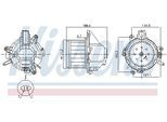 NISSENS Innenraumgebläse 87596 für Vaughall Peugeot Citroën DS TOYOTA