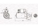 MAGNETI MARELLI Starter 063720974010 für Ford VW