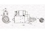 MAGNETI MARELLI Starter 063721249010 für Mercedes