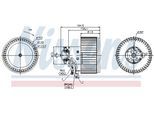 NISSENS Innenraumgebläse 87093 für Peugeot