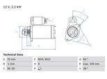 BOSCH Starter 0986018910 für Volvo