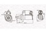 MAGNETI MARELLI Starter 063721347010 für Skoda VW