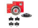 BREMBO Bremsensatz, Scheibenbremse Bremsensatz-Hinterachse MAX LINE / STANDARD sk8k0f94h7 Hinterachse Geschlitzt 251mm 10mm für LANCIA ALFA ROMEO Fiat