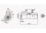 MAGNETI MARELLI Starter 063721221010 für MITSUBISHI