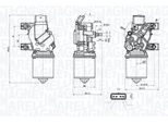 MAGNETI MARELLI Wischermotor 064360300010 vorne für RENAULT