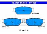 ATE Bremsensatz, Scheibenbremse sg00000dc6 Hinterachse voll 260mm 24mm für Volvo MITSUBISHI HYUNDAI