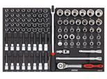 SONIC EQUIPMENT Werkzeugmodul Kombinationssatz 1/2 SFS-M 95-tlg. 309502