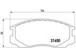 BREMBO Bremsensatz, Scheibenbremse ijzjsg64l2 Vorderachse innenbelüftet 287mm 22mm für DAIHATSU PROTON MITSUBISHI TOYOTA PERODUA NISSAN Chrysler