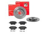 BREMBO Bremsensatz, Scheibenbremse Bremsensatz-Hinterachse XTRA LINE / STANDARD sk8k0fa1v9 Hinterachse Gelocht 280mm 12mm für Ford JAGUAR FPV