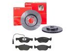BREMBO Bremsensatz, Scheibenbremse Bremsensatz-Vorderachse MAX LINE / STANDARD sk8k0f7a15 Vorderachse innenbelüftet 257mm 20mm für Fiat ALFA ROMEO FIA