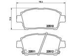 BREMBO Bremsensatz, Scheibenbremse Bremsensatz-Vorn und Hinten sg00000erm Hinterachse innenbelüftet 269mm 9mm für TOYOTA PONTIAC BYD DONGFENG