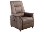 Cantus Fernsehsessel, Graubraun, Kunststoff, 77x85-109x87-158 cm, Relaxfunktion, Aufstehhilfe, Wohnzimmer, Sessel, Fernsehsessel