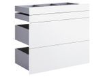 Hom`in Schubladenset, Weiß, Holzwerkstoff, 4-teilig, 90.9x82x46.8 cm, Schlafzimmer, Kleiderschränke, Schrankzubehör, Schubladen