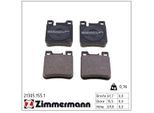 ZIMMERMANN Bremsbelagsatz, Scheibenbremse 213051551 Hinterachse für Chrysler Mercedes