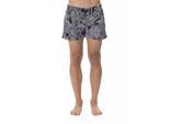 Roberto Cavalli Sport Zwarte Polyester Heren Zwemkleding