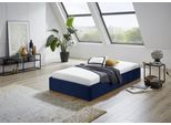Polsterbett "Osaka", blau (königsblau), B:125cm L:205cm, Bezug: Glanzvelours 100% Polyester, Polsterung: Polsterwatte 100% Polyester, Gestell: Holzwerkstoff, WESTFALIA SCHLAFKOMFORT, Betten, Polsterbett, auch ohne Matratze erhältlich oder in H2,H3 und H4 erhältich