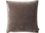 Kissenhülle HEINE HOME Gr. 2, grau (taupe), B:40cm L:40cm, Baumwolle, 100% Baumwolle, Kissenbezüge, Kissenhülle