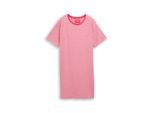TOM TAILOR Damen Nachthemd mit Streifenmuster, rot, Gestreift, Gr. 46