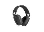 LOGITECH Kopfhörer "Zone Vibe 100", grau (schwarz), B:8,5cm H:22cm T:19,5cm, Kopfhörer, Kopfhörer
