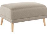 Polsterhocker HOME AFFAIRE "Granbo, B: 86 cm", beige, B:86cm H:45cm T:60cm, 100% Polyester, Hocker, Polsterhocker, passend zur Polsterserie "Granbo", Federkern