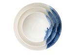 Kombiservice, Blau, Weiß, Keramik, 24-teilig, lebensmittelecht, Essen & Trinken, Geschirr, Geschirr-Sets, Kombiservice
