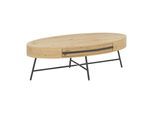 Couchtisch Emilia Eichefarben MDF mit Stauraum