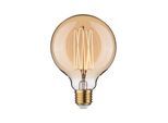 PAULMANN LED-Leuchtmittel "Rustic Shine G95 300lm 4,2W 1800K I gold 230V", gold (goldfarben), L:13,5cm Ø:9,5cm, Leuchtmittel, LED-Leuchtmittel