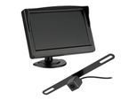 CARMATRIX Digitales HD Funk Rückfahrsystem 5" Monitor Nummernschild 170° Distanzlinien