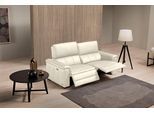 2,5-Sitzer EGOITALIANO "Capucine Breite 200cm, hoher Sitzkomfort", beige (cremeweiß), B:200cm H:99cm T:97cm, Sofas, 2 5-Sitzer, wahlweise mit elektrisch oder manuell verstellbarer Relaxfunktion