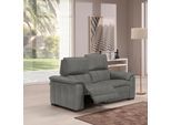 2-Sitzer EGOITALIANO "Capucine hoher Sitzkomfort, erstklassiger Relaxkomfort, elegant", grau (steingrau), B:154cm H:99cm T:97cm, Sofas, 2-Sitzer, wahlweise mit elektrisch oder manuell verstellbarer Relaxfunktion