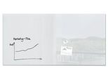 Sigel Glas-Whiteboard Artverum, glänzend, super-weiß, magnethaftend, 2000 x 1000 mm + 2 SuperDym-Magnete