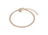 Armband TOM TAILOR "Schmuck Geschenk Edelstahl Schlangenkettengliederung", roségoldfarben, Armbänder, Damen, 20cm, Edelstahl, Armband