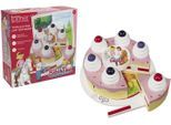 Spiellebensmittel TANNER "Bibi & Tina, Torte", bunt, Kaufladensortimente, Kinder, Holz, zum Schneiden; aus Holz