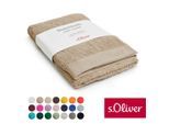 Duschtuch S.OLIVER "s.Oliver, Premium Qualität, 600 gr/m², auch als Sets erhältlich", beige, B:70cm L:140cm, Walkfrottier, Obermaterial: 100% Baumwolle, Handtücher, große Farbauswahl, auch als Handtuch, Waschhandschuh, Gästetuch