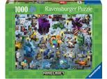 Puzzle RAVENSBURGER "Minecraft Mobs", bunt, Puzzles, KinderB:70cm H:50cm, Pappe, Made in Germany, B:70cm H:50cm
