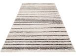 Hochflor-Teppich ESPRIT "Gesa ESP-80334", weiß (weiß,creme), B:160cm H:30mm L:225cm, Polyester, Teppiche, Shaggy, Langflor, Wohnzimmer