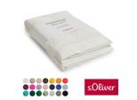 Duschtuch S.OLIVER "s.Oliver, Premium Qualität, 600 gr/m², auch als Sets erhältlich", beige (ecru), B:70cm L:140cm, Walkfrottier, Baumwolle, Handtücher, große Farbauswahl, auch als Handtuch, Waschhandschuh, Gästetuch