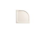 Kaldewei Zirkon Duschwanne 456848043231 90x80x3,5cm, mit Träger, Perl-Effekt, pergamon