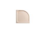 Kaldewei Zirkon Duschwanne 457030003030 100x80x3,5cm, Antislip Perl-Effekt, bahamabeige