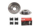 BREMBO Bremsensatz, Scheibenbremse 142056255 Hinterachse voll 258mm 9mm für Mercedes